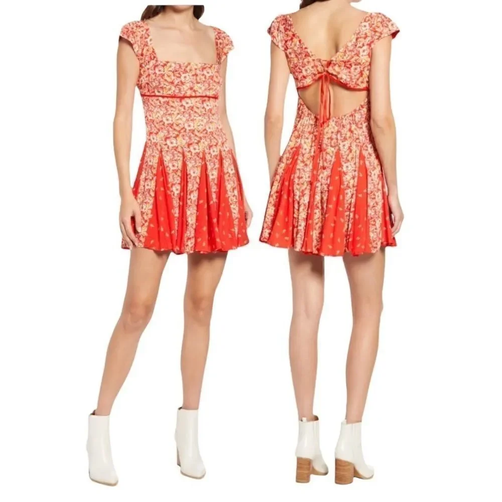 Free People Ponderosa Mini Dress in the Size Large